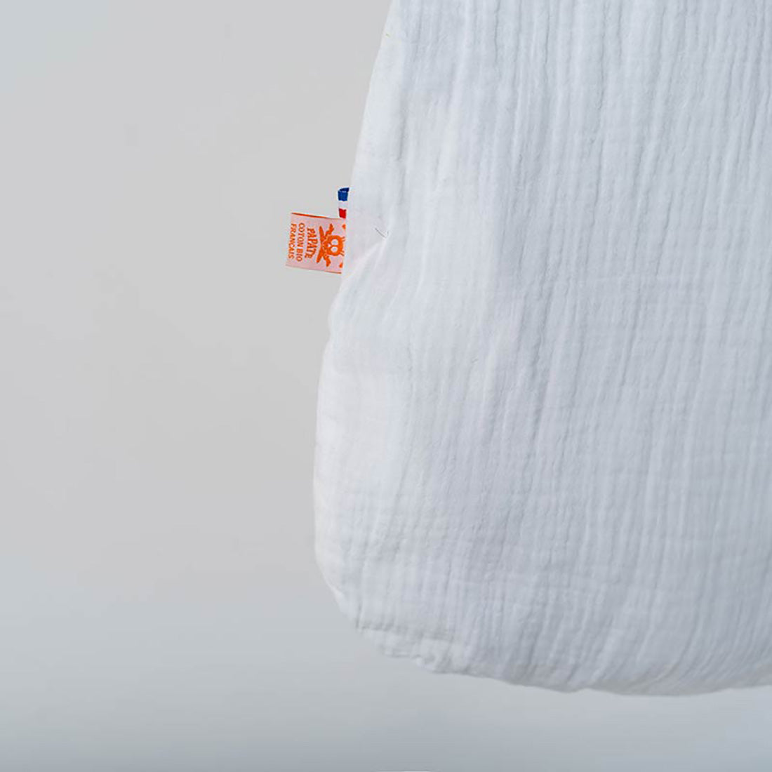 Saco de dormir de verano de algodón orgánico - Blanco