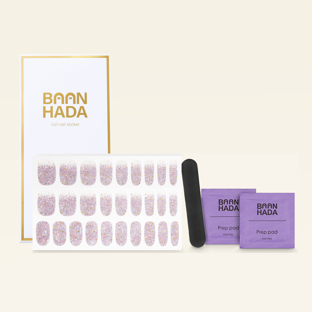 Tiras de gel coreanas para uñas, calcomanías para uñas, kits todo en uno
