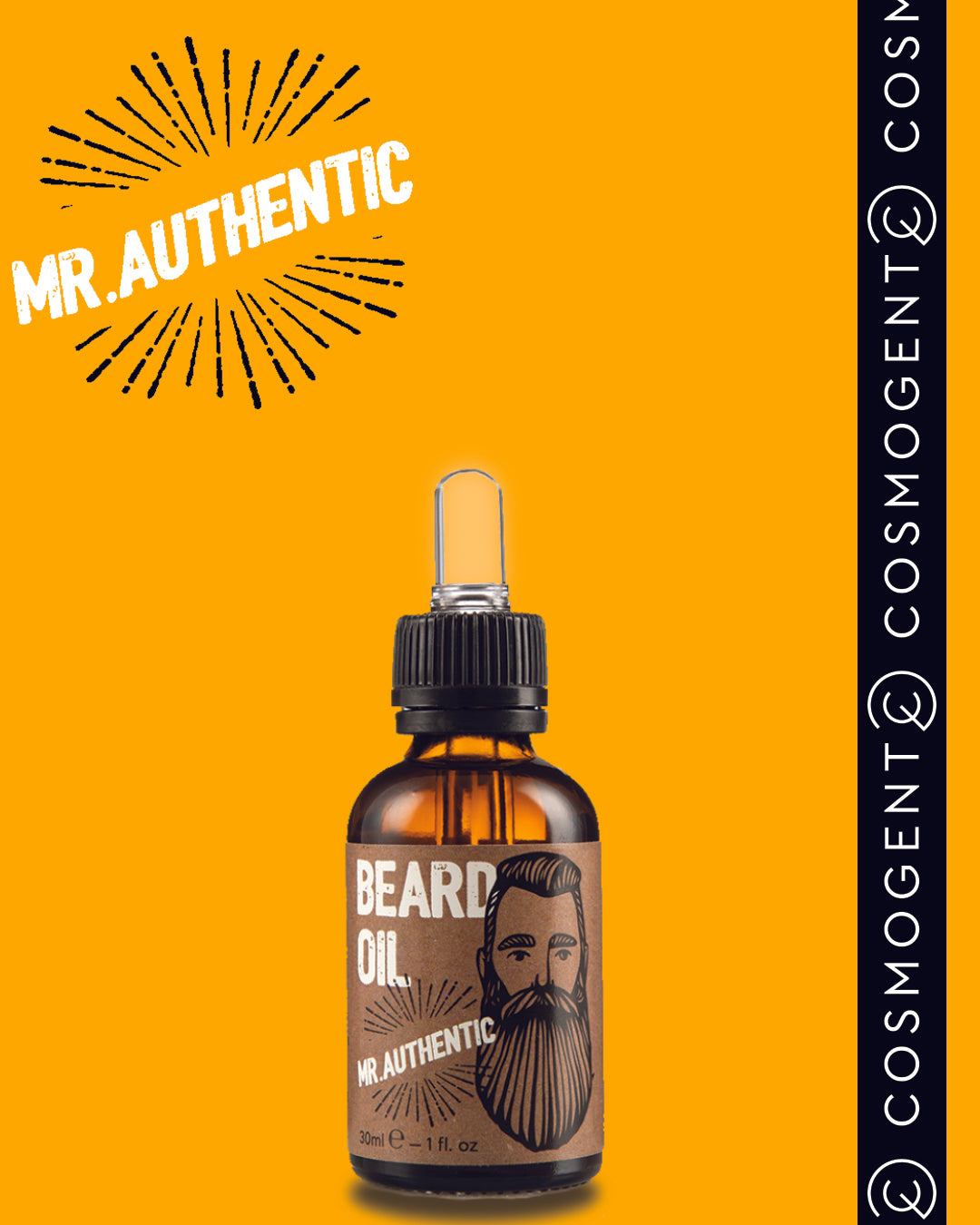 Cosmogent Mr. Authentic – Aceite para barba 30 ml