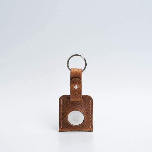 Llavero de cuero para AirTag