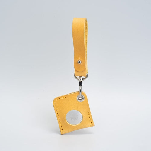 Leather AirTag bag charm