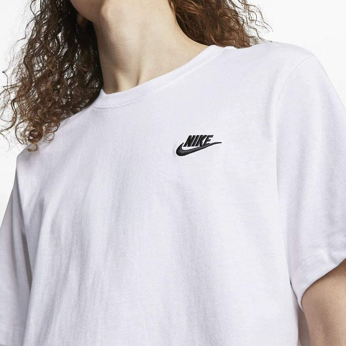 Camiseta de manga corta para hombre Nike AR4997 101 Blanca para hombre