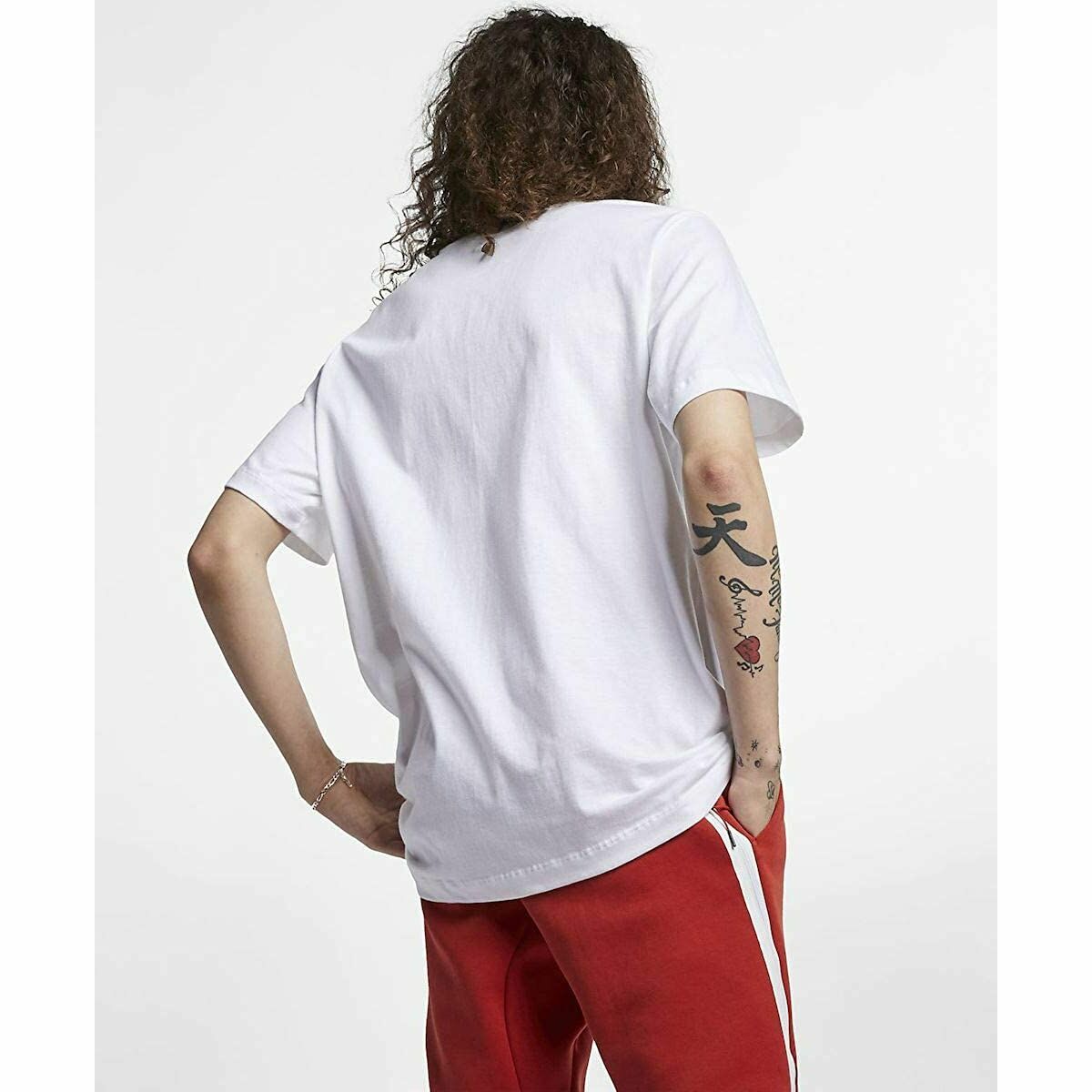 Camiseta de manga corta para hombre Nike AR4997 101 Blanca para hombre