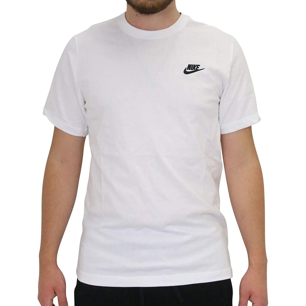 Camiseta de manga corta para hombre Nike AR4997 101 Blanca para hombre