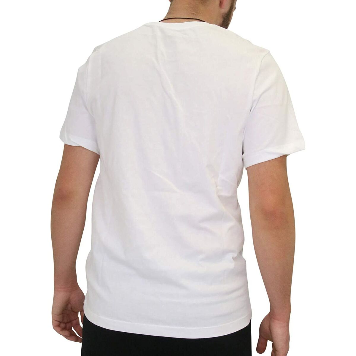 Camiseta de manga corta para hombre Nike AR4997 101 Blanca para hombre
