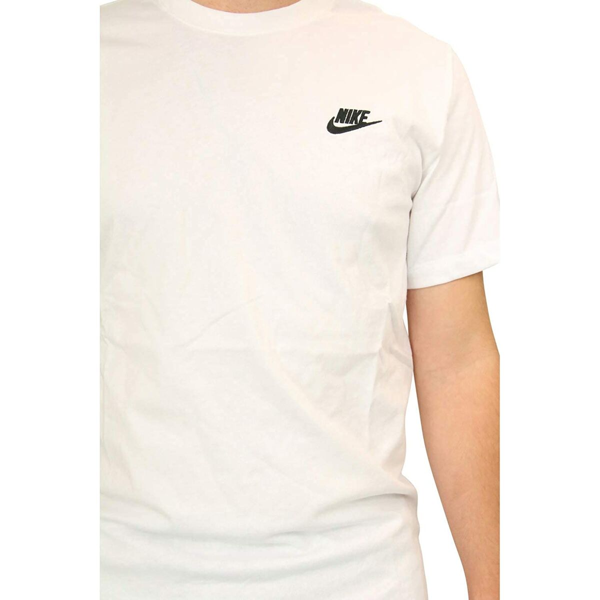 Camiseta de manga corta para hombre Nike AR4997 101 Blanca para hombre