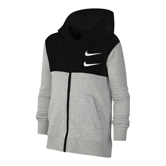 Chaqueta deportiva Nike Swoosh gris oscuro