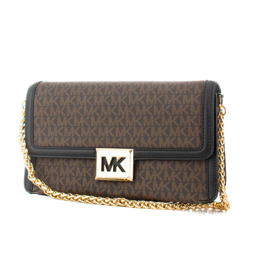 Bolso de mano para mujer Michael Kors 35F1G6SL3B-BROWN-BLK Marrón 26 x 16 x 7 cm