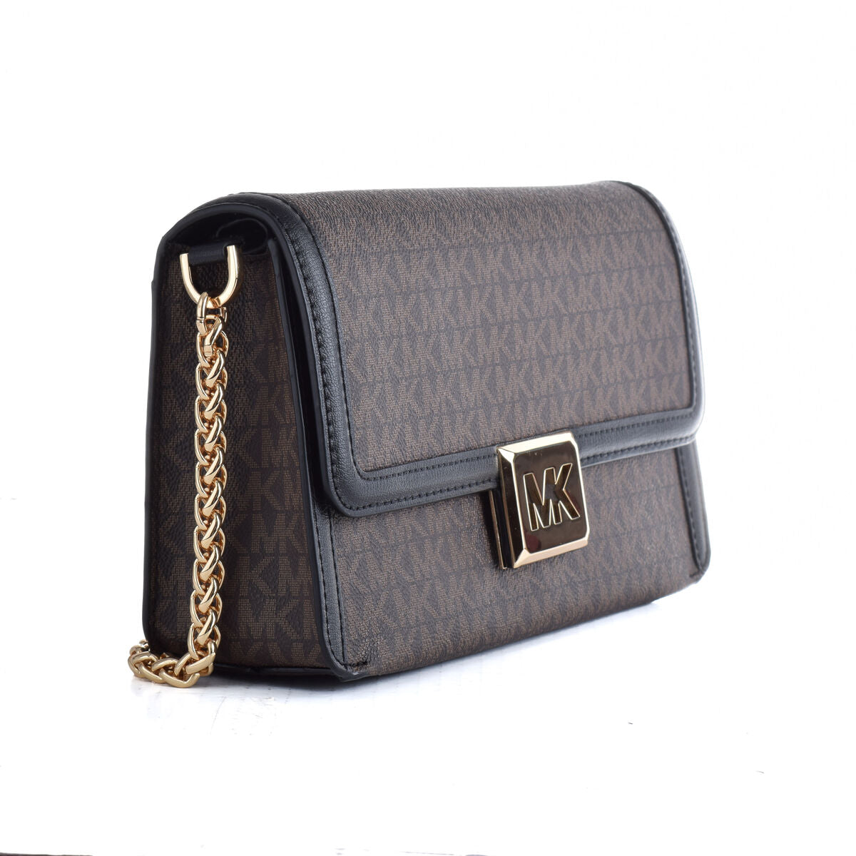 Bolso de mano para mujer Michael Kors 35F1G6SL3B-BROWN-BLK Marrón 26 x 16 x 7 cm