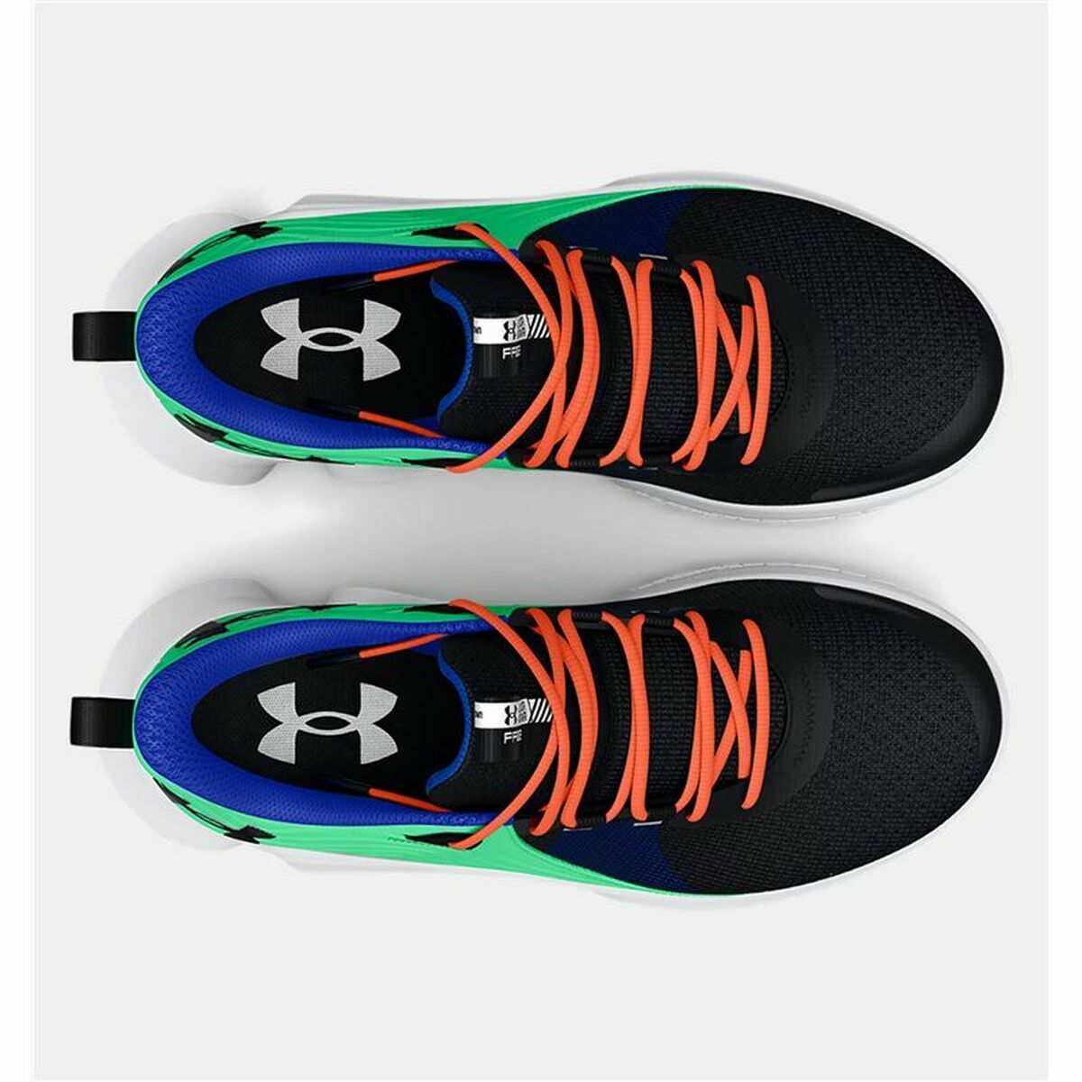 Chaussures de basket-ball pour adultes Under Armour Flow Furr X Green pour hommes