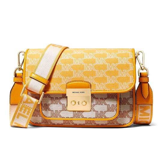 Sac à main pour femme Michael Kors 35T2GS9M2J-BUTTER-MULTI Jaune 22 x 18 x