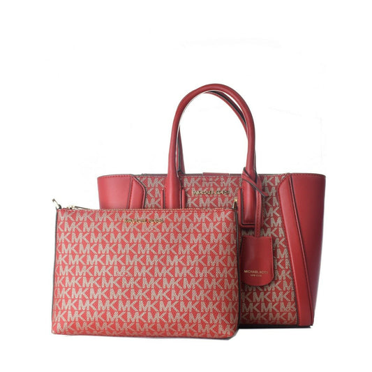 Bolso de mano para mujer Michael Kors 35F2G6KC5V-CHILI-GLD Rojo 24 x 18 x 8 cm
