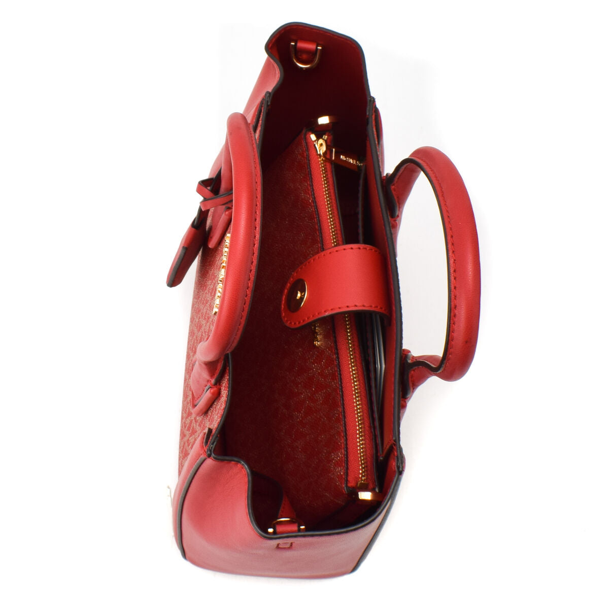 Bolso de mano para mujer Michael Kors 35F2G6KC5V-CHILI-GLD Rojo 24 x 18 x 8 cm