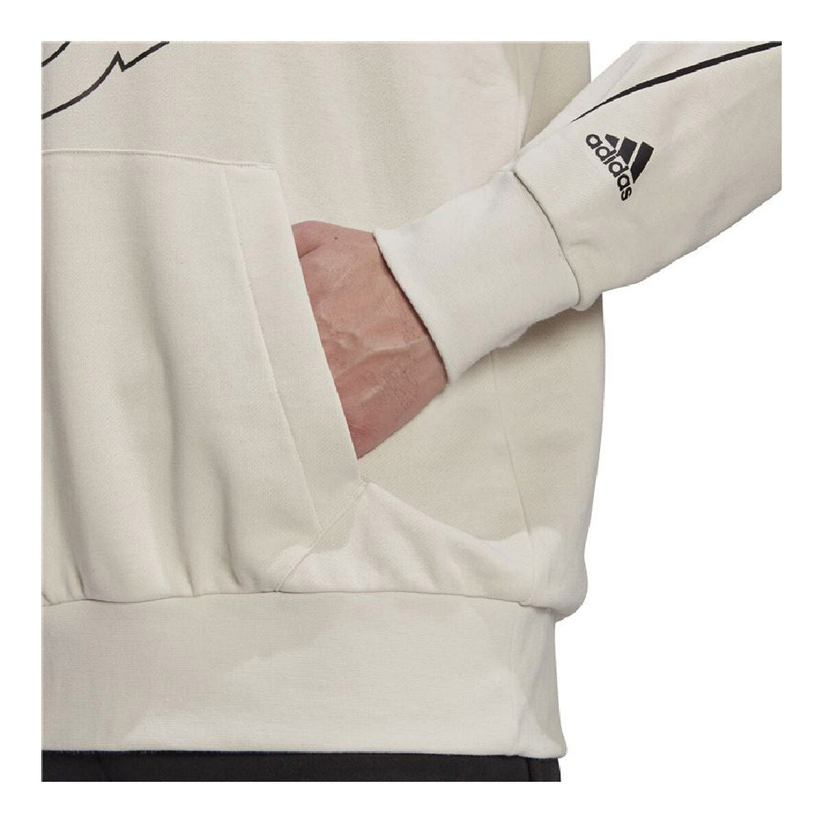 Sudadera con capucha para hombre Adidas Giant Beige