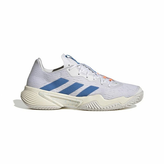 Zapatillas de tenis Adidas Barricade para hombre blancas