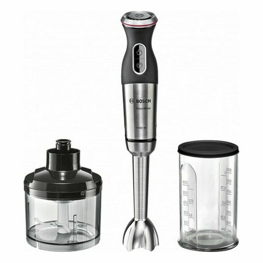 Hand-held Blender BOSCH MS8CM6120 1000W Black Stainless steel Plastic