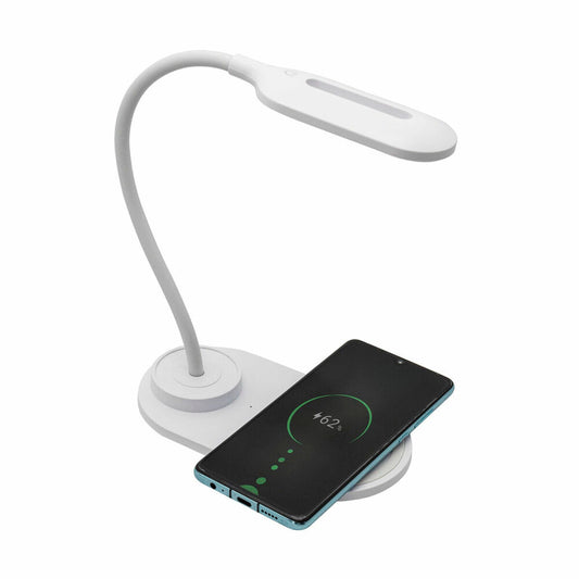 Lámpara LED con cargador inalámbrico para smartphones Denver Electronics