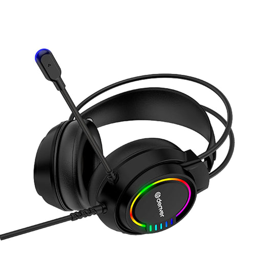 Auriculares con micrófono Denver Electronics GHS130 Negro Gaming