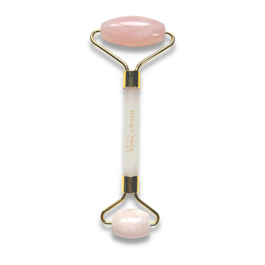 Rouleau de masaje - Rosa de cuarzo