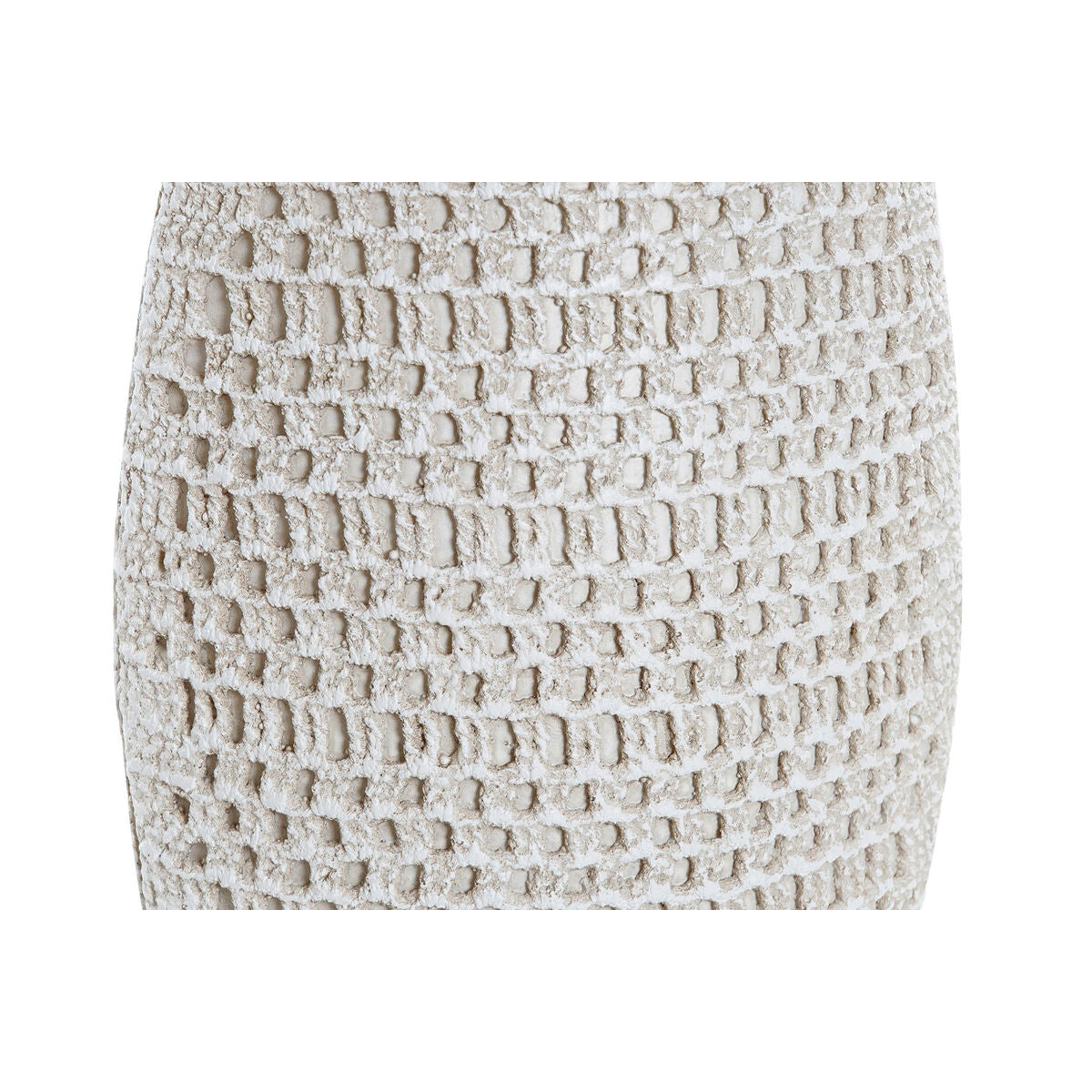 Vase DKD Home Decor White Resin Modern 14 x 7 x 37 cm