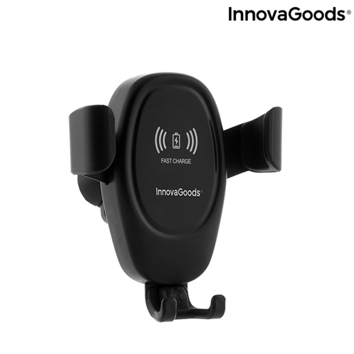 Soporte para móvil con cargador inalámbrico para coche Wolder InnovaGoods