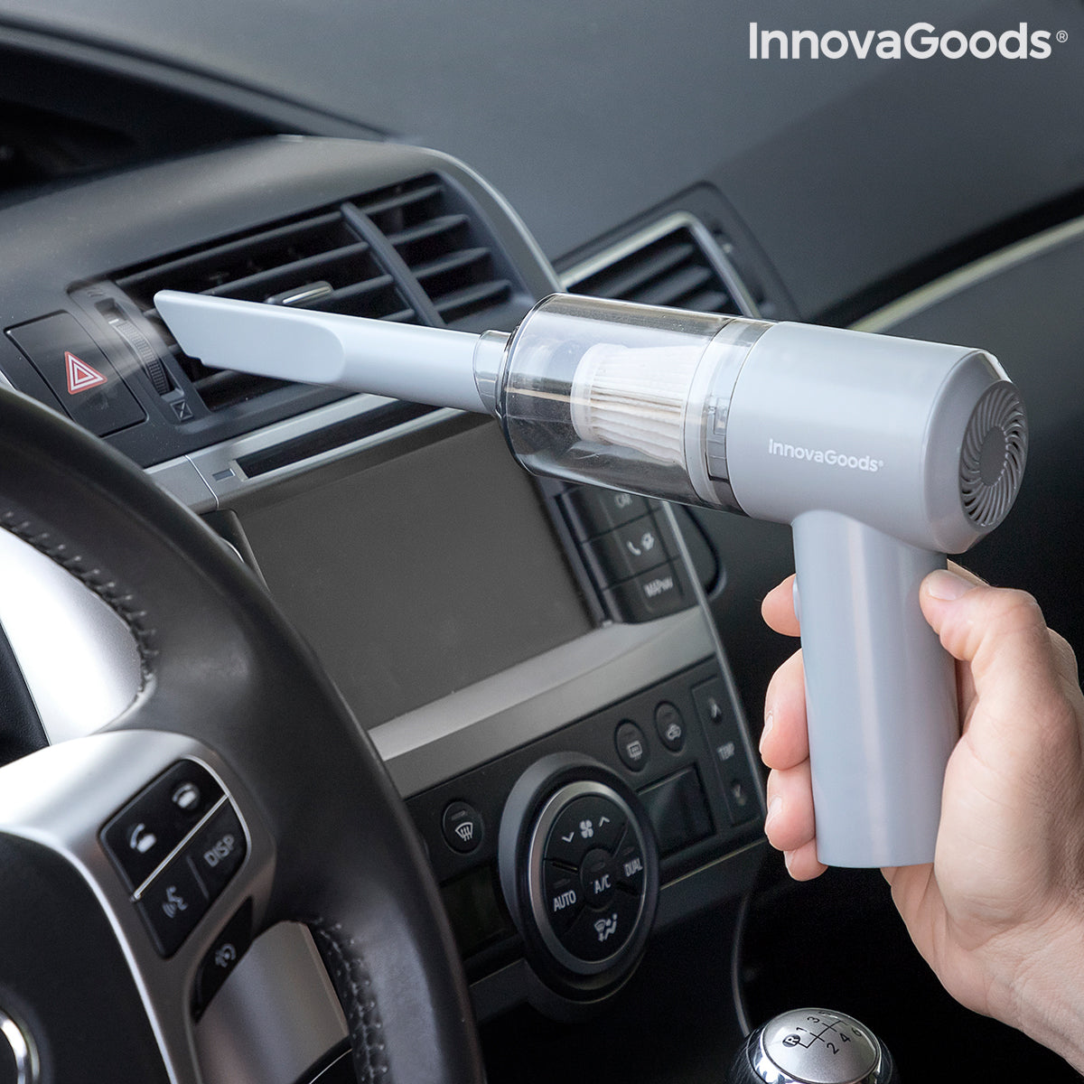 Mini aspiradora de mano inalámbrica recargable Recuum InnovaGoods