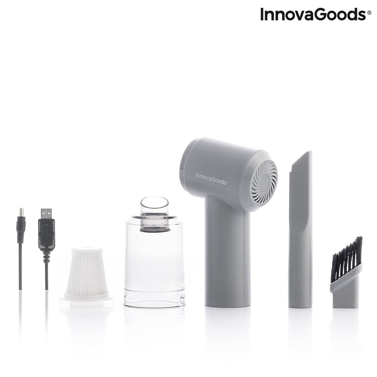 Mini aspiradora de mano inalámbrica recargable Recuum InnovaGoods