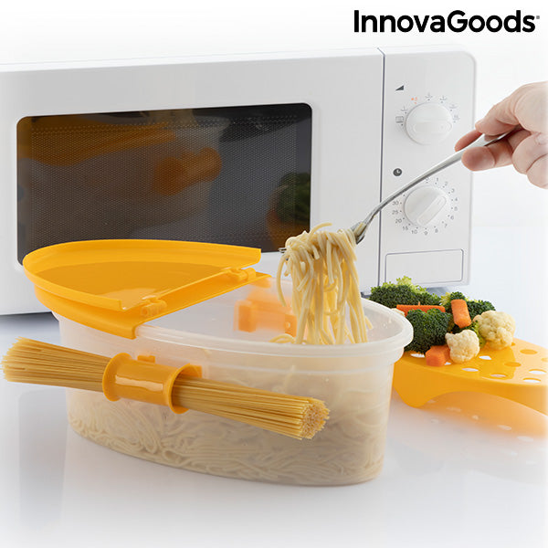 4-in-1 Microwave Pasta Cooker with Accessories and Recipes Pastrainest