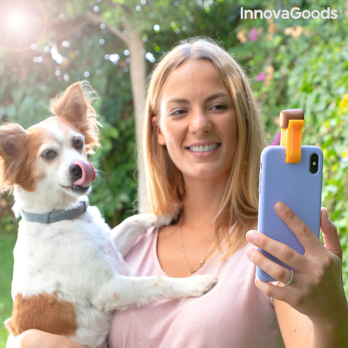 Clip para selfies para mascotas Pefie InnovaGoods