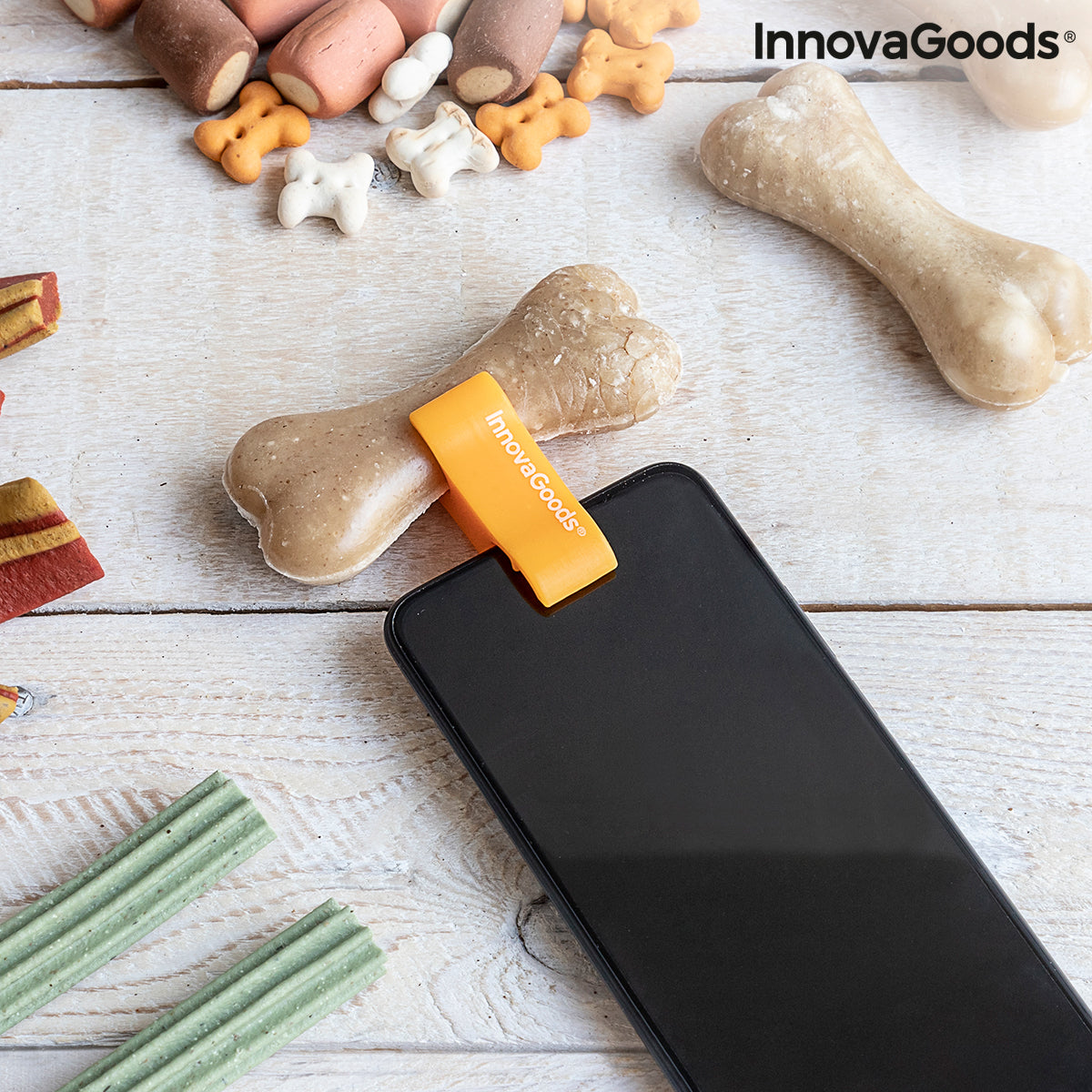 Clip para selfies para mascotas Pefie InnovaGoods