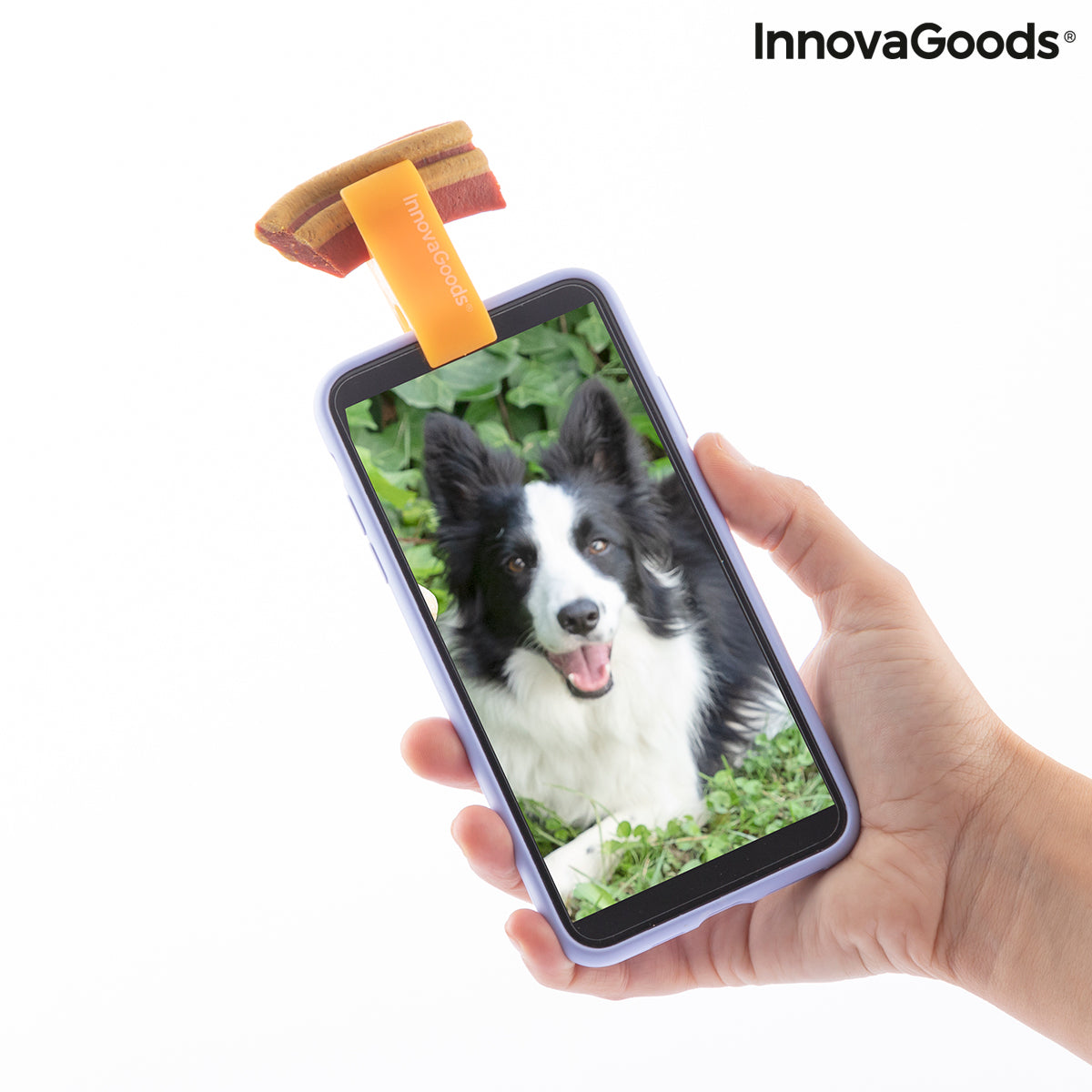 Clip para selfies para mascotas Pefie InnovaGoods