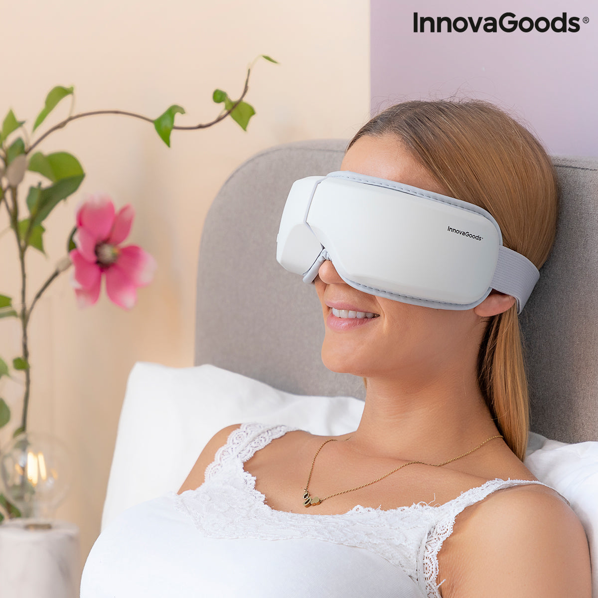 Masseur oculaire 4 en 1 avec compression d'air Eyesky InnovaGoods