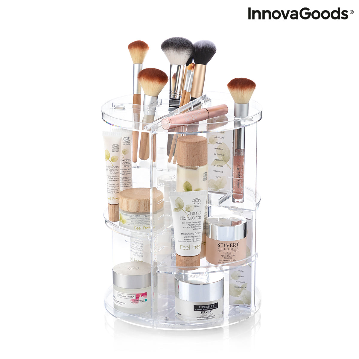 Rotating Make-up Organiser Rolkup InnovaGoods