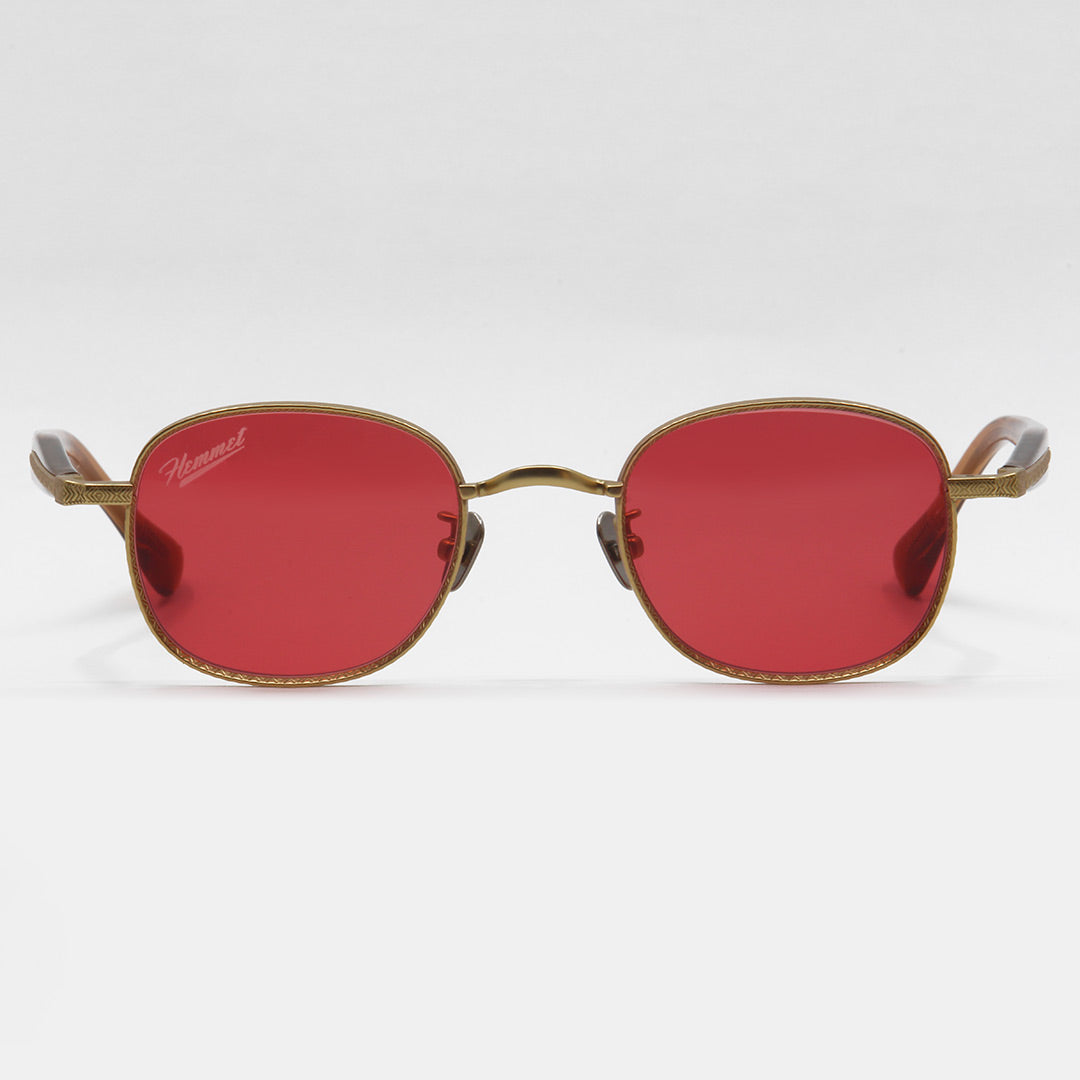 Acétate + Titane Brun Rouge