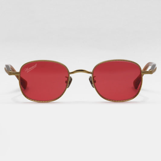 Acétate + Titane Brun Rouge