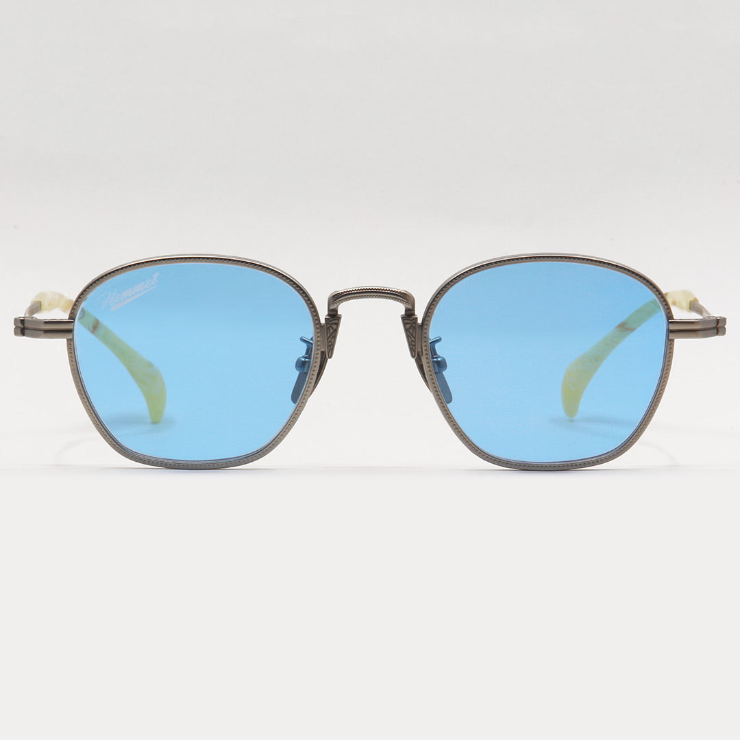 Acetato + Titanio Plata Azul