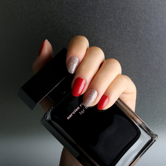 Tiras de gel coreanas para uñas, calcomanías para uñas, kits todo en uno 