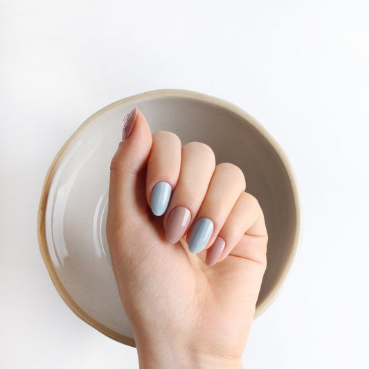 Tiras de gel coreanas para uñas, calcomanías para uñas, kits todo en uno