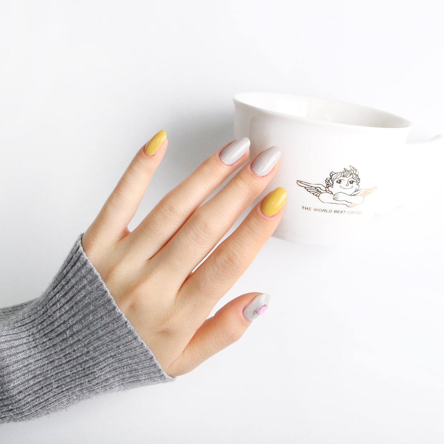 Tiras de gel coreanas para uñas, calcomanías para uñas, kits todo en uno 