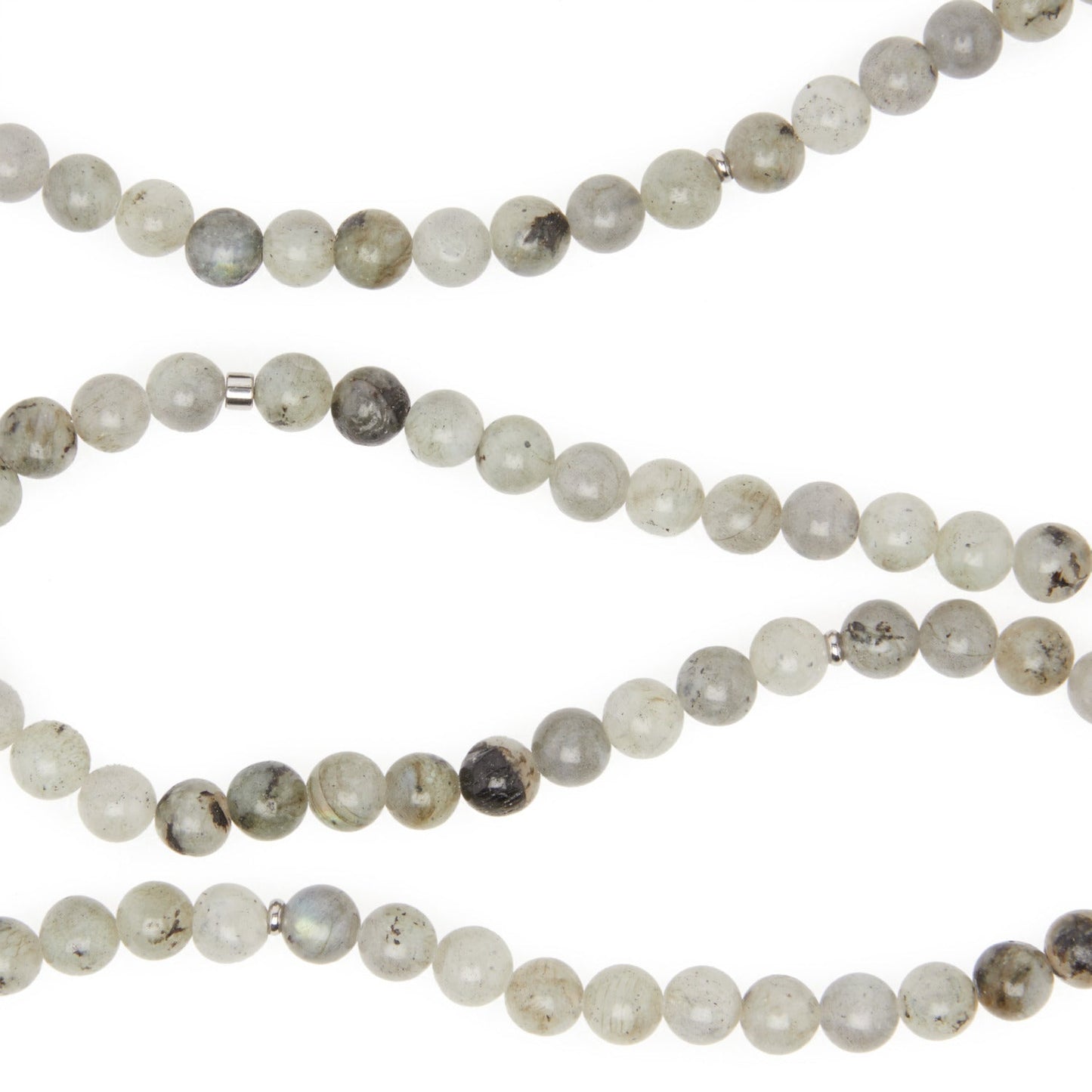Bracelet Mala "Miroir Émotionnel" en Labradorite
