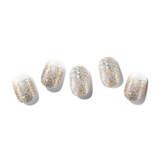 Tiras de gel coreanas para uñas, calcomanías para uñas, kits todo en uno 