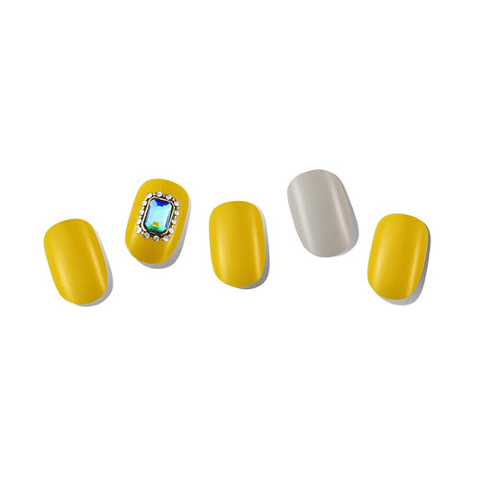 Tiras de gel coreanas para uñas, calcomanías para uñas, kits todo en uno 