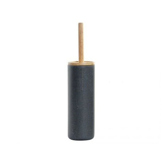 Toilet Brush DKD Home Decor White Brown Multicolour Dark grey Resin