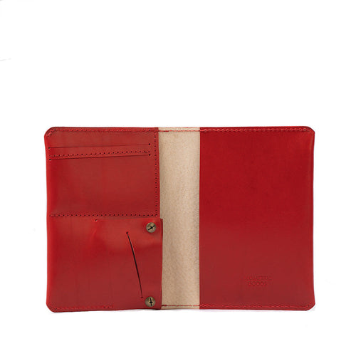 Funda de cuero para pasaporte AirTag