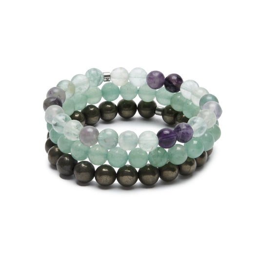 Triple Bracelets Énergie "Abondance"