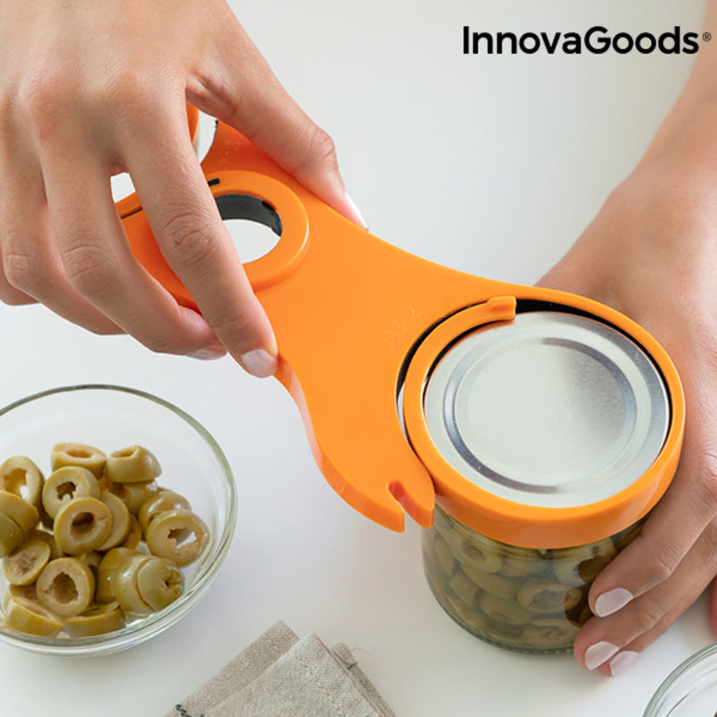 Abridor de tarros multiusos 5 en 1 InnovaGoods