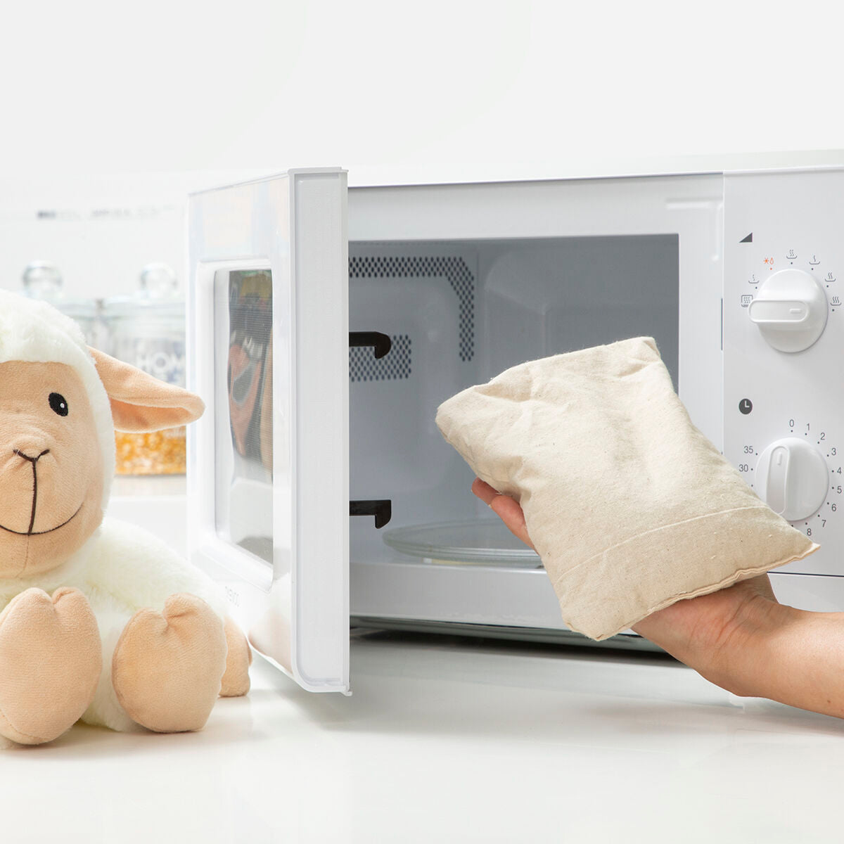 Peluche de oveja con efecto calor y frío Wooly InnovaGoods
