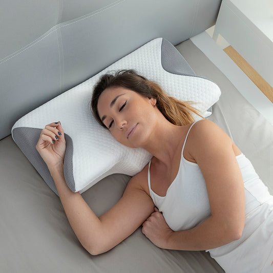Almohada cervical viscoelástica con contornos ergonómicos Conforti InnovaGoods