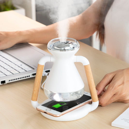 Chargeur sans fil 3 en 1, diffuseur d'arômes et humidificateur Misvolt