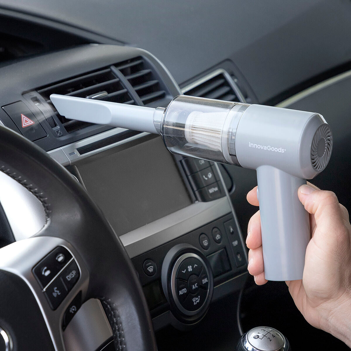 Mini aspiradora de mano inalámbrica recargable Recuum InnovaGoods